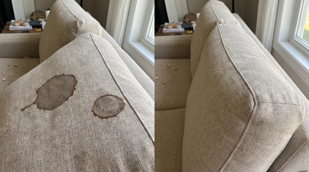Antes y después SrFirulais — manchas