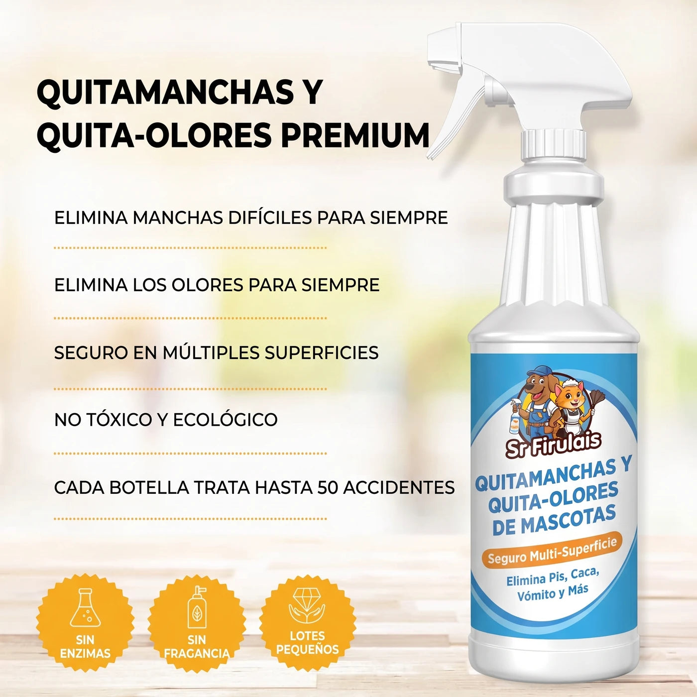 Quitamanchas y quita-olores premium: beneficios